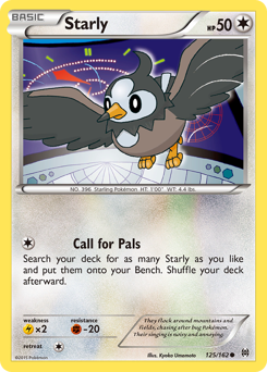 Pokemon BREAKthrough Starly - 125