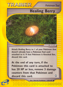 Pokemon Aquapolis Healing Berry - 125
