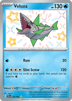 Pokemon Paldean Fates Veluza - 125