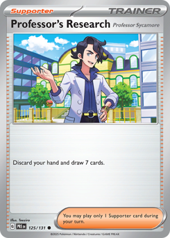 Pokemon Prismatic Evolutions Professor's Research - 125