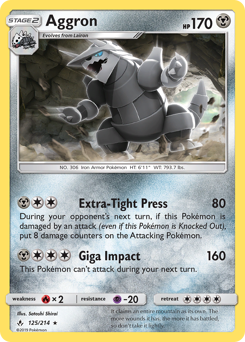 Pokemon Unbroken Bonds Aggron - 125