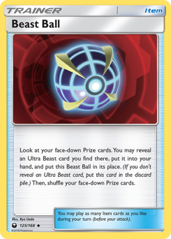 Pokemon Celestial Storm Beast Ball - 125