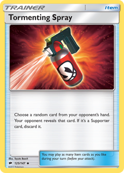 Pokemon Burning Shadows Tormenting Spray - 125