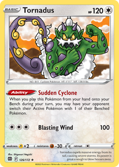 Pokemon Brilliant Stars Tornadus - 126