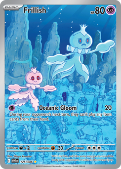 Pokemon White Flare Frillish - 126