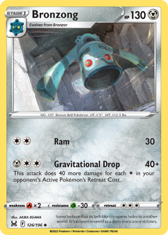 Pokemon Lost Origin Bronzong - 126