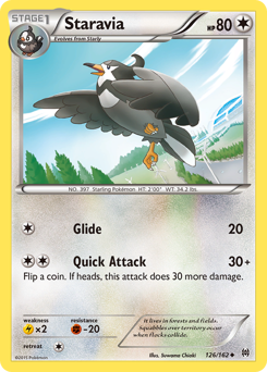 Pokemon BREAKthrough Staravia - 126