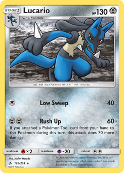 Pokemon Unbroken Bonds Lucario - 126