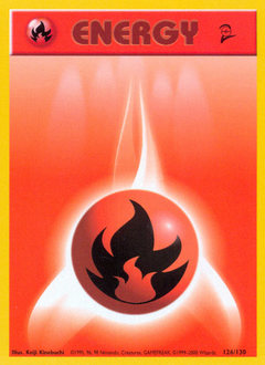 Pokemon Base Set 2 Fire Energy - 126