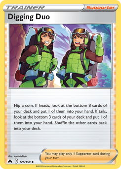 Pokemon Crown Zenith Digging Duo - 126
