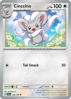 Pokemon Journey Together Cinccino - 126
