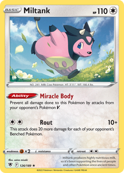 Pokemon Astral Radiance Miltank - 126