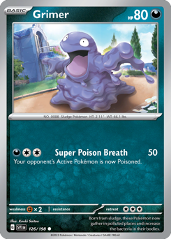 Pokemon Scarlet & Violet Grimer - 126