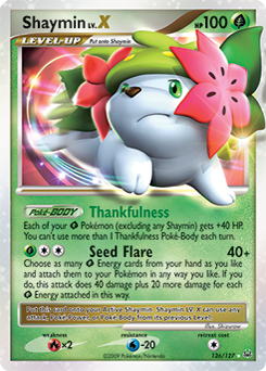 Pokemon Platinum Shaymin LV.X - 126