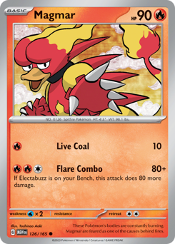 Pokemon 151 Magmar - 126
