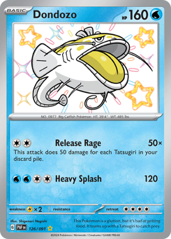 Pokemon Paldean Fates Dondozo - 126