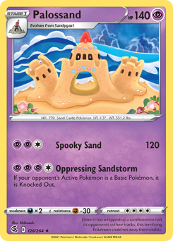 Pokemon Fusion Strike Palossand - 126