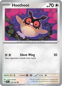 Pokemon Temporal Forces Hoothoot - 126