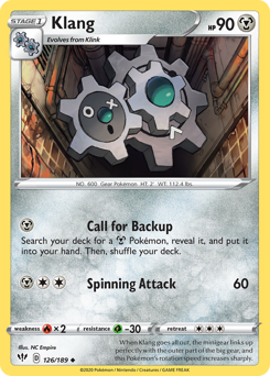 Pokemon Darkness Ablaze Klang - 126