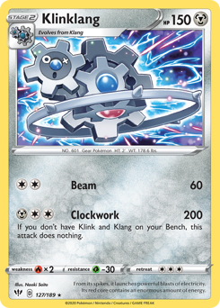 Pokemon Darkness Ablaze Klinklang - 127