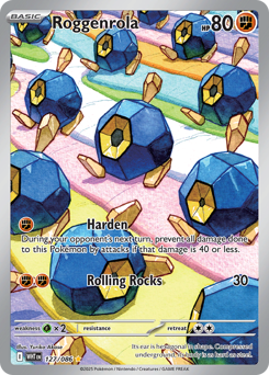 Pokemon White Flare Roggenrola - 127