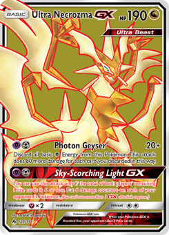 Pokemon Forbidden Light Ultra Necrozma-GX - 127