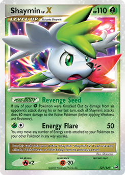 Pokemon Platinum Shaymin LV.X - 127