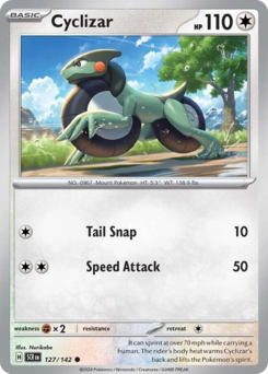 Pokemon Stellar Crown Cyclizar - 127