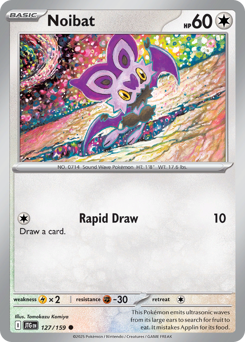 Pokemon Journey Together Noibat - 127