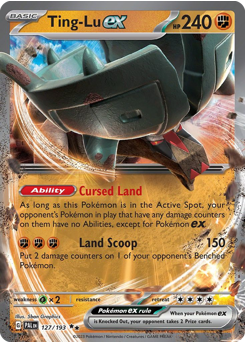 Pokemon Paldea Evolved Ting-Lu ex - 127