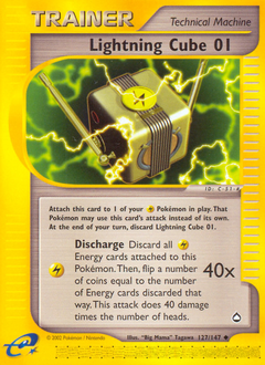 Pokemon Aquapolis Lightning Cube 01 - 127