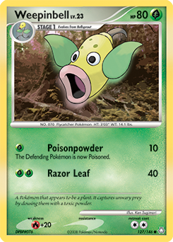 Pokemon Legends Awakened Weepinbell - 127