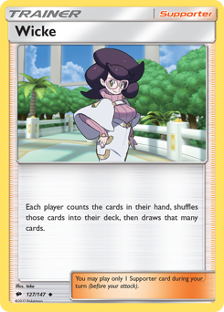 Pokemon Burning Shadows Wicke - 127