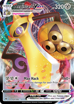 Pokemon Vivid Voltage Aegislash VMAX - 127