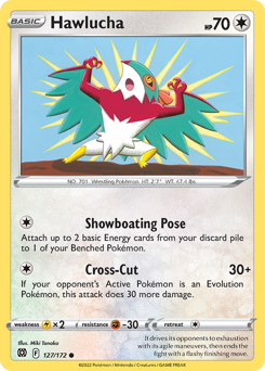 Pokemon Brilliant Stars Hawlucha - 127