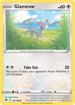 Pokemon Astral Radiance Glameow - 127
