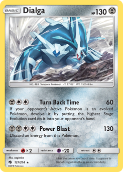 Pokemon Lost Thunder Dialga - 127