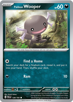 Pokemon Paldea Evolved Paldean Wooper - 128