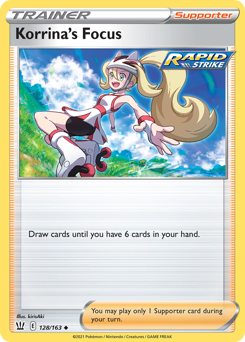 Pokemon Battle Styles Korrina's Focus - 128
