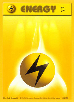 Pokemon Base Set 2 Lightning Energy - 128