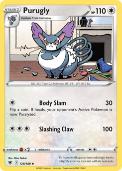Pokemon Astral Radiance Purugly - 128