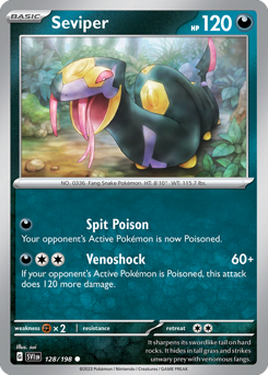 Pokemon Scarlet & Violet Seviper - 128