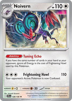 Pokemon Journey Together Noivern - 128