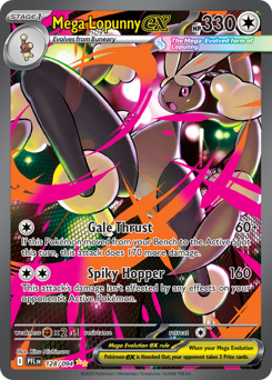 Pokemon Phantasmal Flames Mega Lopunny ex - 128