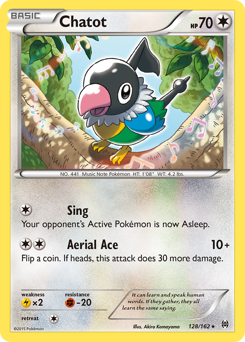 Pokemon BREAKthrough Chatot - 128