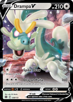 Pokemon Brilliant Stars Drampa V - 128