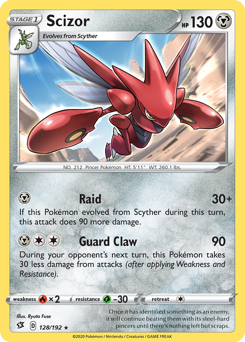 Pokemon Rebel Clash Scizor - 128