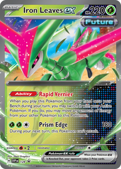 Pokemon Scarlet & Violet Black Star Promos Iron Leaves ex - 128