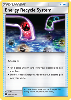 Pokemon Celestial Storm Energy Recycle System - 128