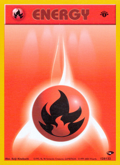 Pokemon Gym Challenge Fire Energy - 128